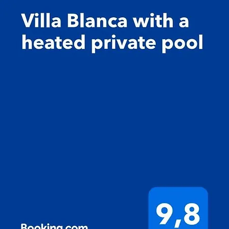 Villa Blanca With A Heated Private Pool Villa